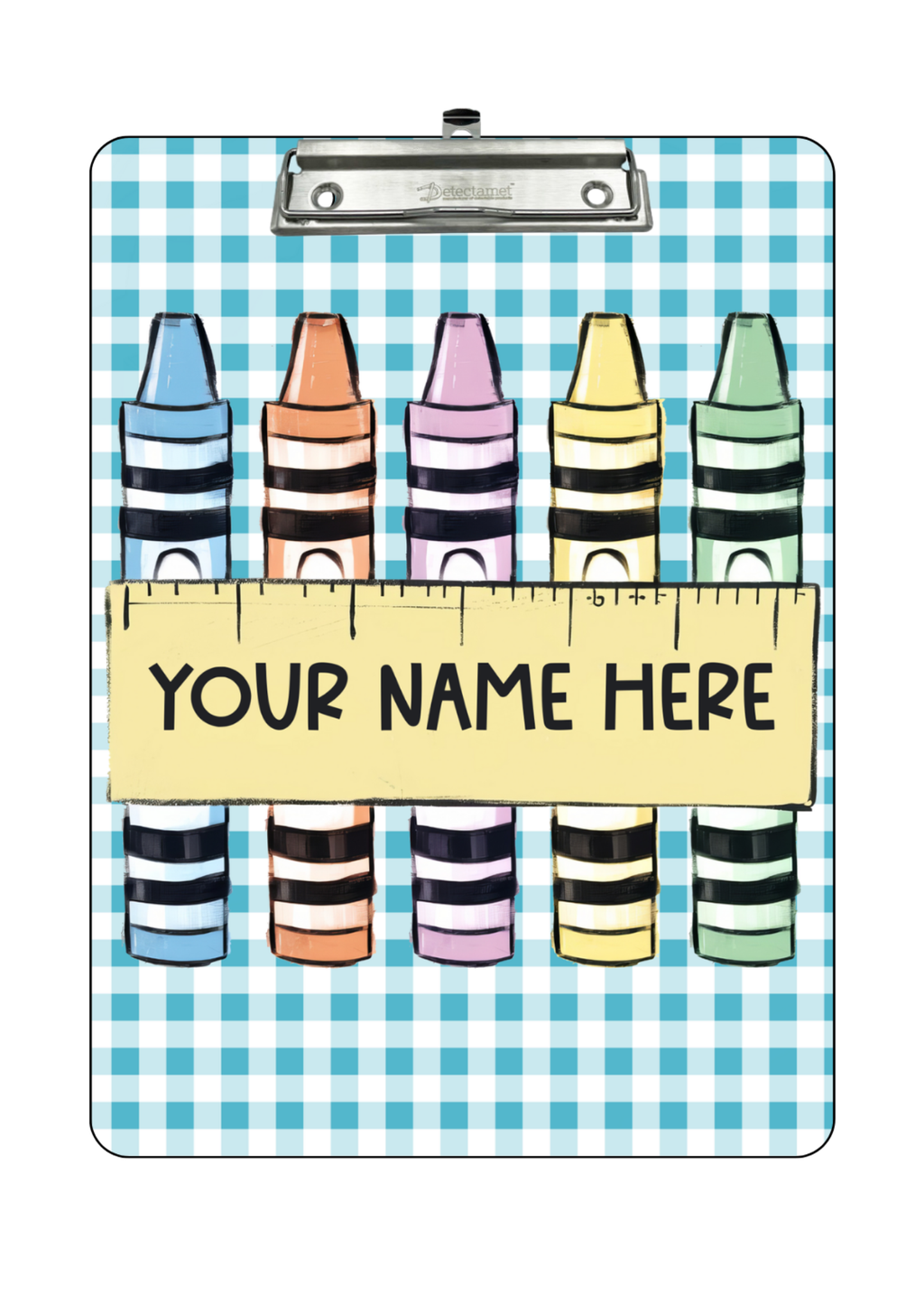 Crayon Crew Name Clipboard