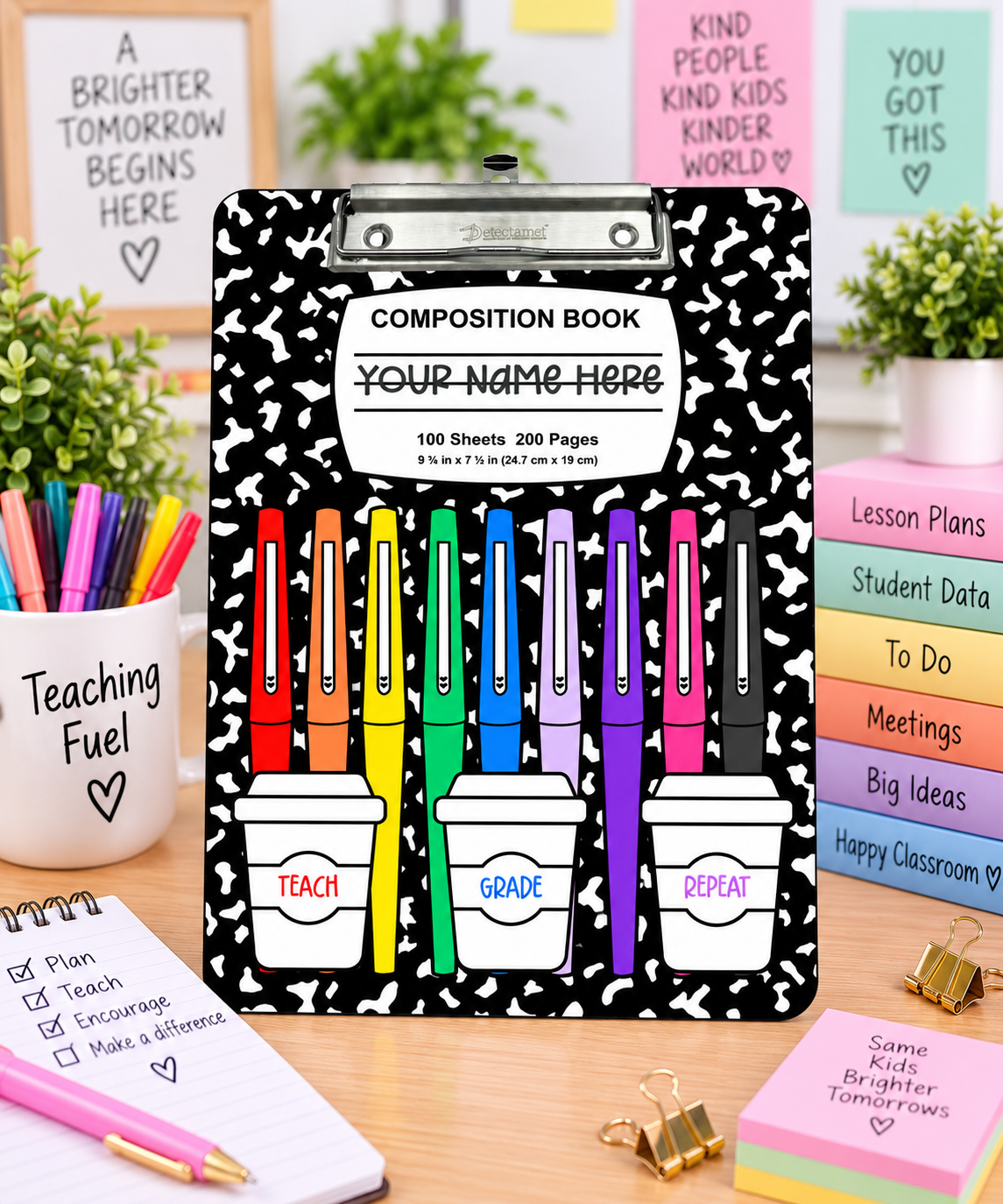 Teach • Grade • Repeat Composition Clipboard