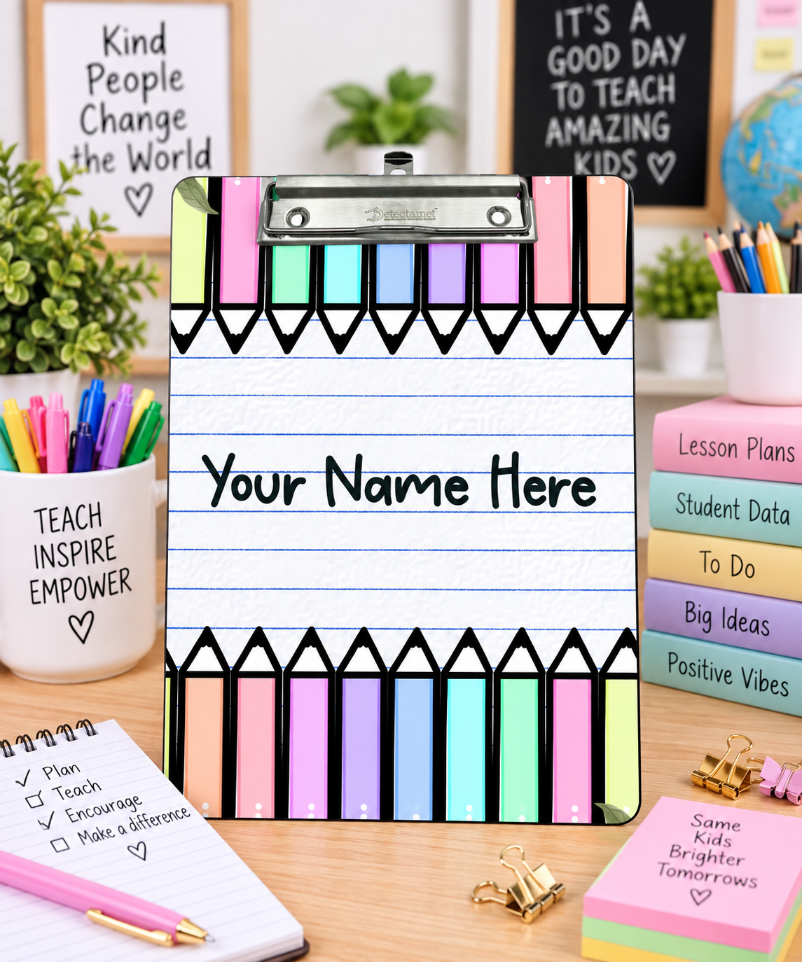 Pencil Parade Notebook Clipboard