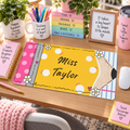 Pretty Pencil Classroom Desk Mat