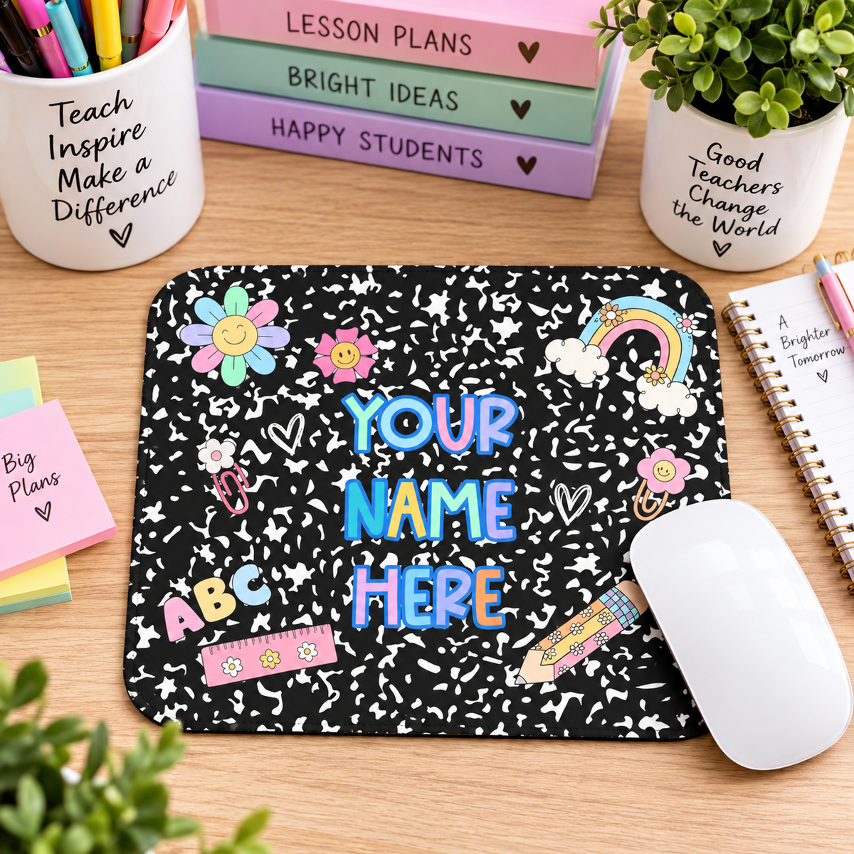ABC Rainbow Mouse Pad