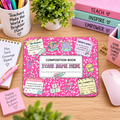 Pink Teacher Daily Affirmation Mouse Pad