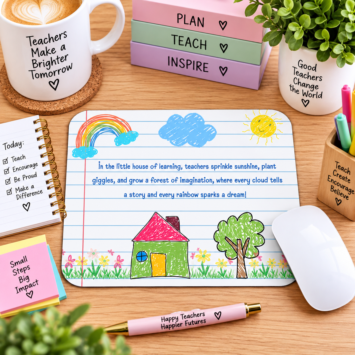 Little House of Learning Mouse Pad